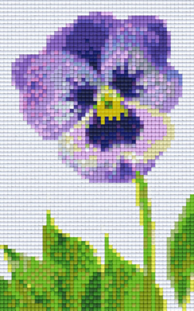 Violet Two [2] Baseplate PixelHobby Mini-mosaic Art Kit image 0